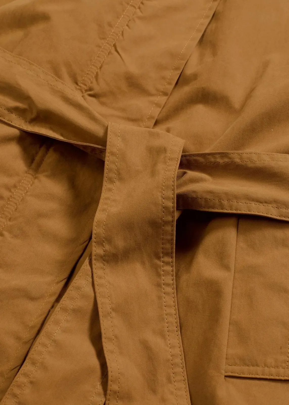 bonprix Bekleidung·Hosen|Jacken & Mäntel^Wattierter Trenchcoat mit abnehmbaren Fellkragen cognac braun