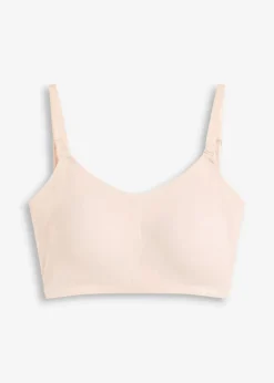 bonprix Nachhaltigere Materialien|Basics^Wattiertes Feel Comfort Multiway Seamless Bralette mattbeige