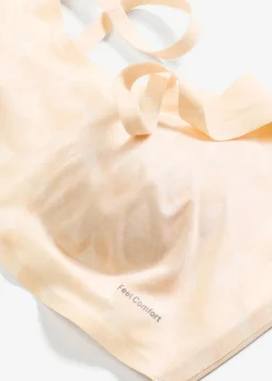 bonprix Seamless|Basics^Wattiertes Feel Comfort Seamless Bralette puder bedruckt