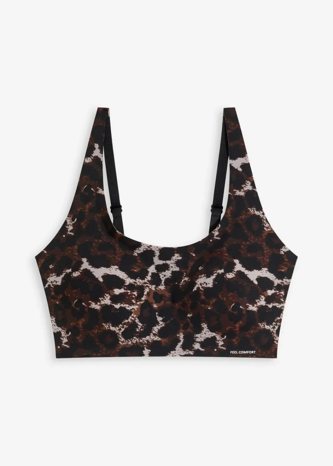 bonprix Nachhaltigere Materialien|Seamless^Wattiertes Feel Comfort Seamless Bralette leo bedruckt