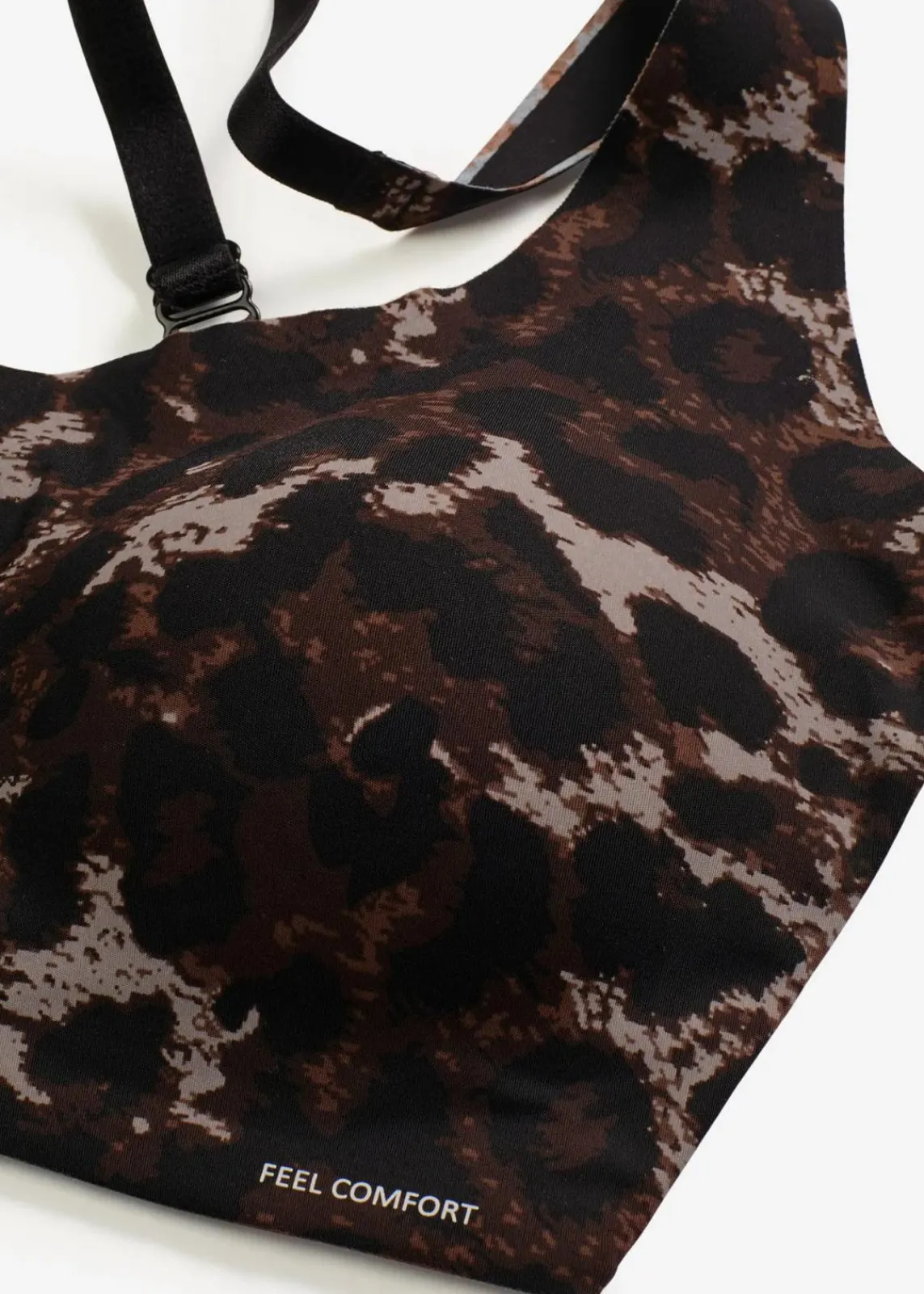 bonprix Nachhaltigere Materialien|Seamless^Wattiertes Feel Comfort Seamless Bralette leo bedruckt