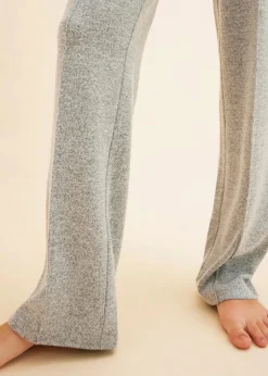 bonprix Homewear^Weit geschnittener Loungewear Hausanzug aus weicher Qualität grau meliert
