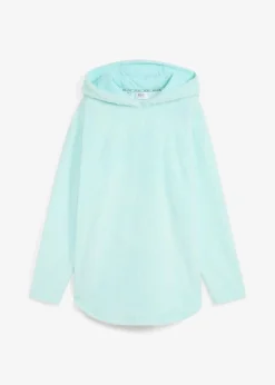 bonprix Homewear|Sportwäsche^Weit geschnittener Loungewear Kuschel-Fleece Longpullover mint