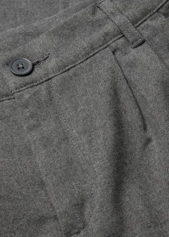 bonprix Bekleidung·Kleider|Hosen^Weite Bundfaltenhose grau meliert