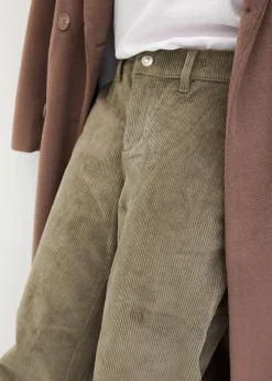 bonprix Hosen|Bekleidung·Kleider^Weite Cordhose raucholiv