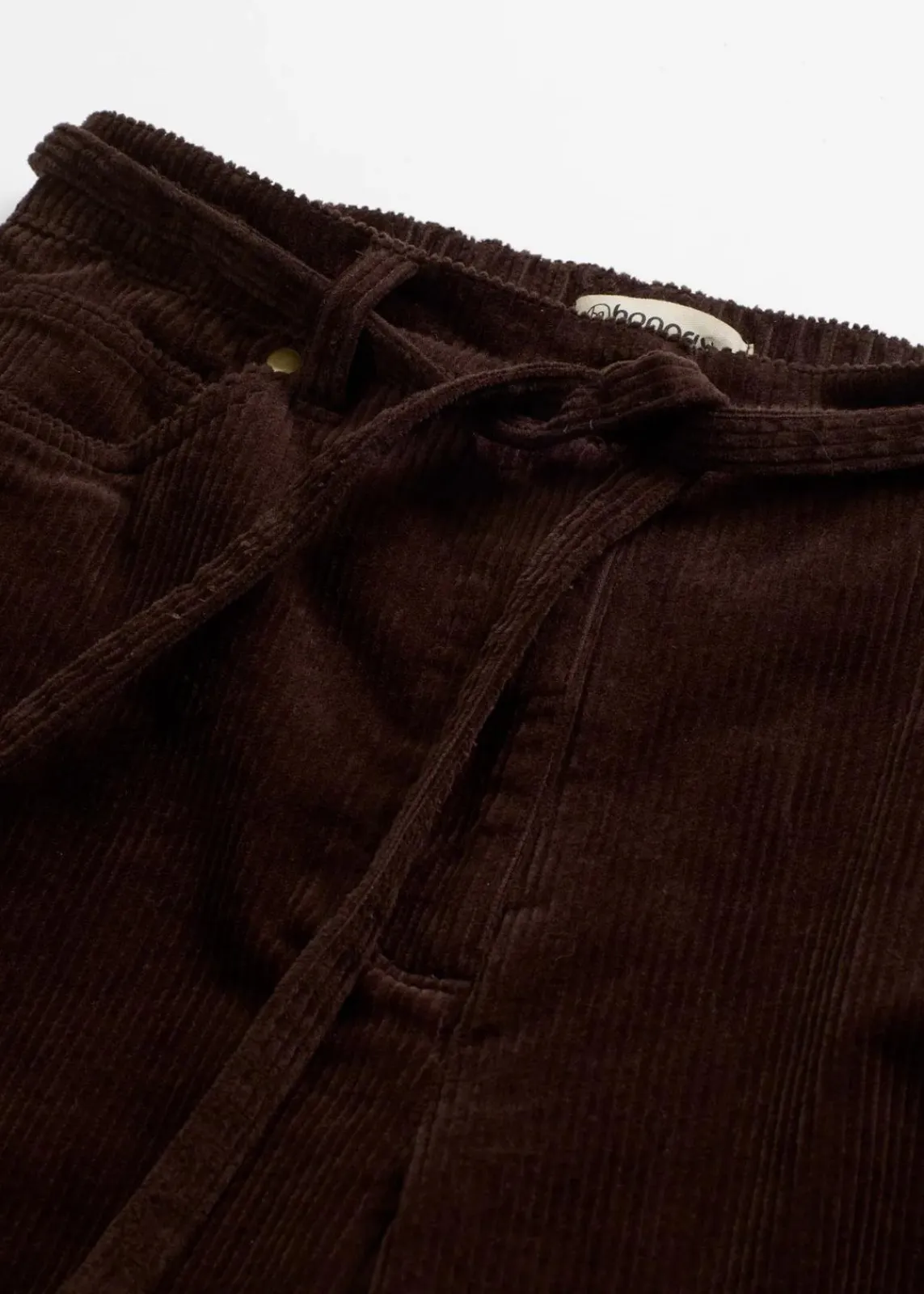 bonprix Bekleidung·Kleider|Hosen^Weite Cordhose mit Bindegürtel dunkelbraun