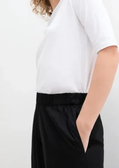 bonprix Bekleidung·Kleider|Hosen^Weite Culotte aus nachhaltiger Viskose schwarz