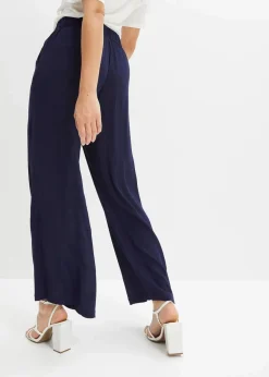 bonprix Bekleidung·Kleider|Hosen^Weite Hose dunkelblau