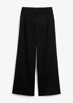 bonprix Bekleidung·Kleider|Hosen^Weite Marlenehose schwarz