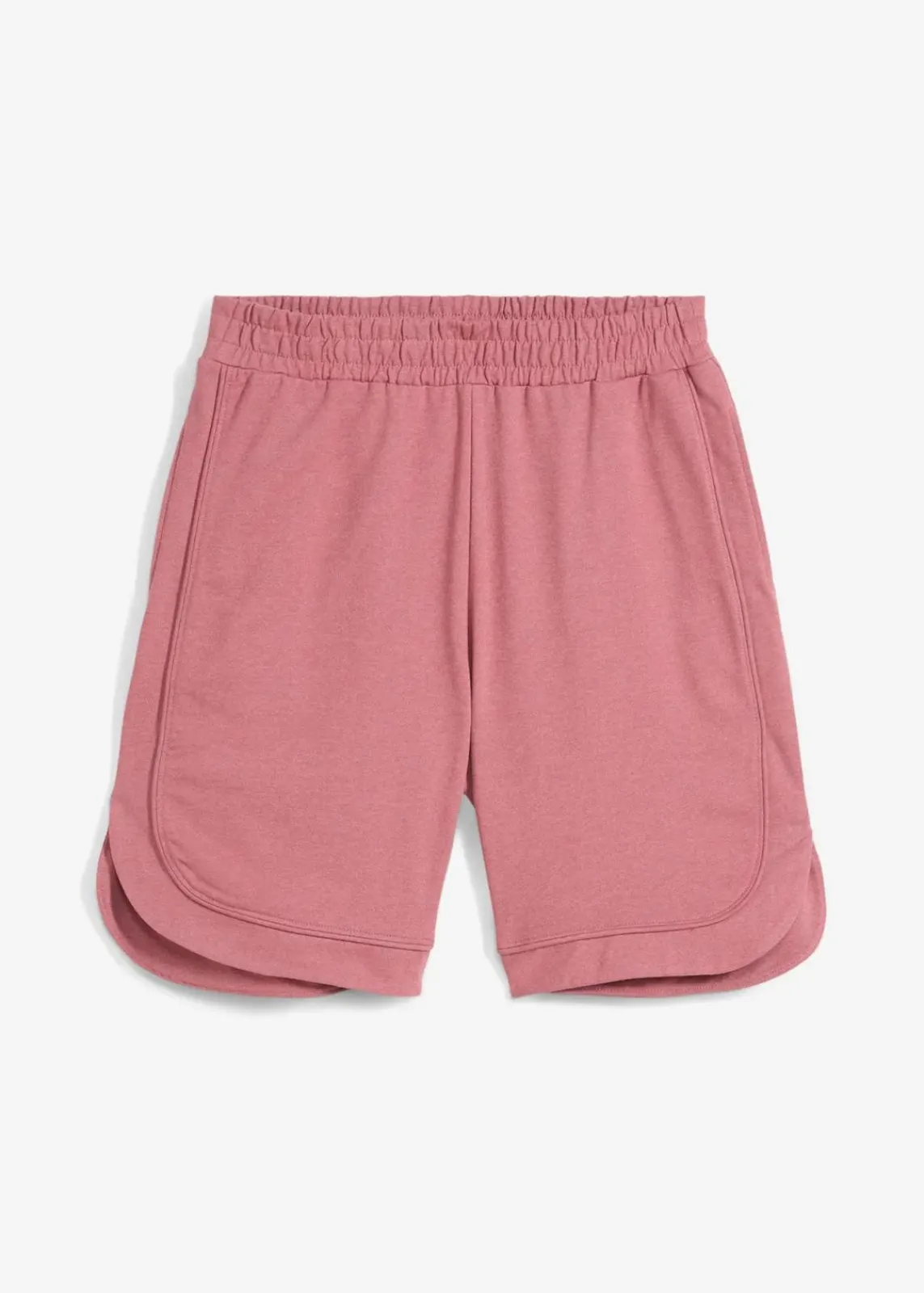 bonprix Hosen|Shorts^Weite Sweat-Shorts aus Baumwoll-Mix softbeere meliert