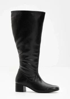 bonprix Stiefel^Weitschaftstiefel schwarz