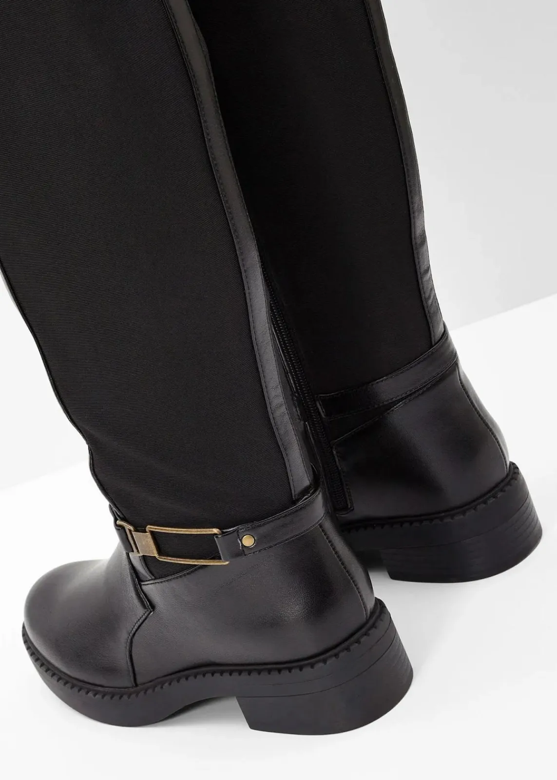 bonprix Schuhe & Accessoires In Spezialgrößen·Weite Schuhe|Schuhe & Accessoires In Spezialgrößen·Elastischer Schaft^Weitschaftstiefel schwarz