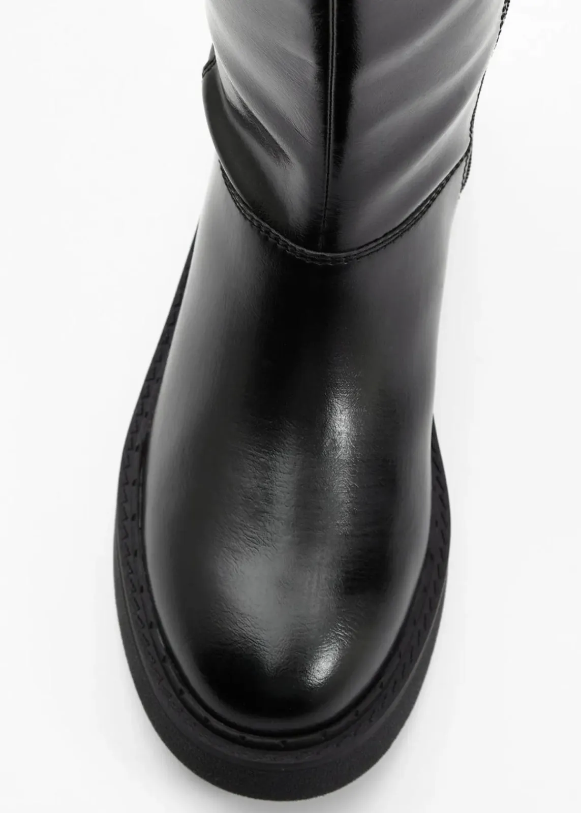bonprix Stiefel^Weitschaftstiefel schwarz