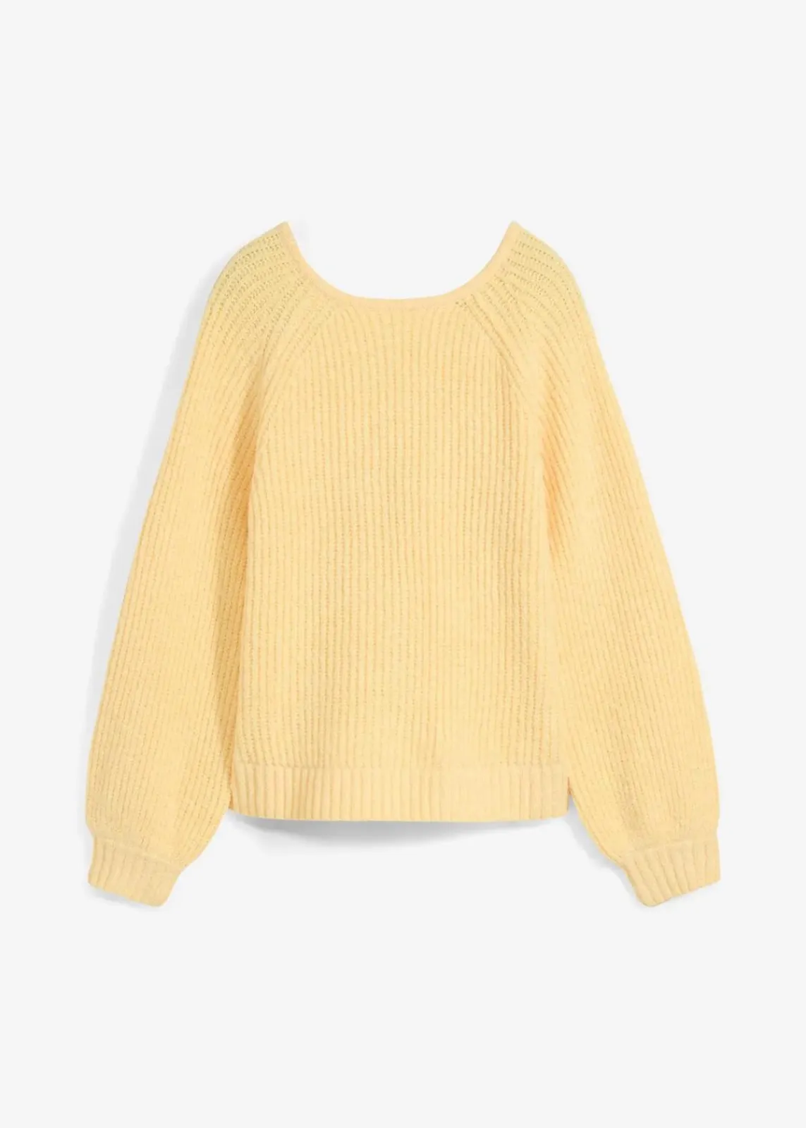 bonprix Bekleidung·Umstandsmode|Strickmode^Wendestrickjacke mit Schleifen hellgelb