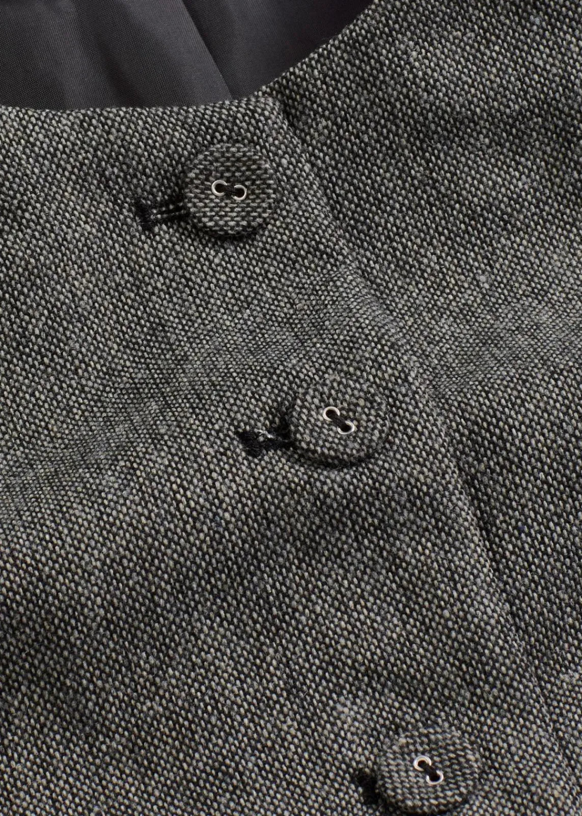 bonprix Bekleidung·Hosen|Jacken & Mäntel^Weste schwarz/wollweiß meliert