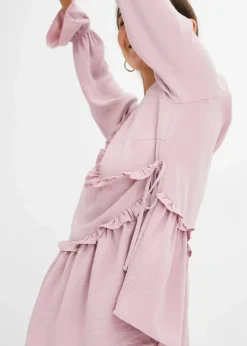 bonprix Blusen & Tuniken|Bekleidung·Jacken & Mäntel^Wickelbluse rosa