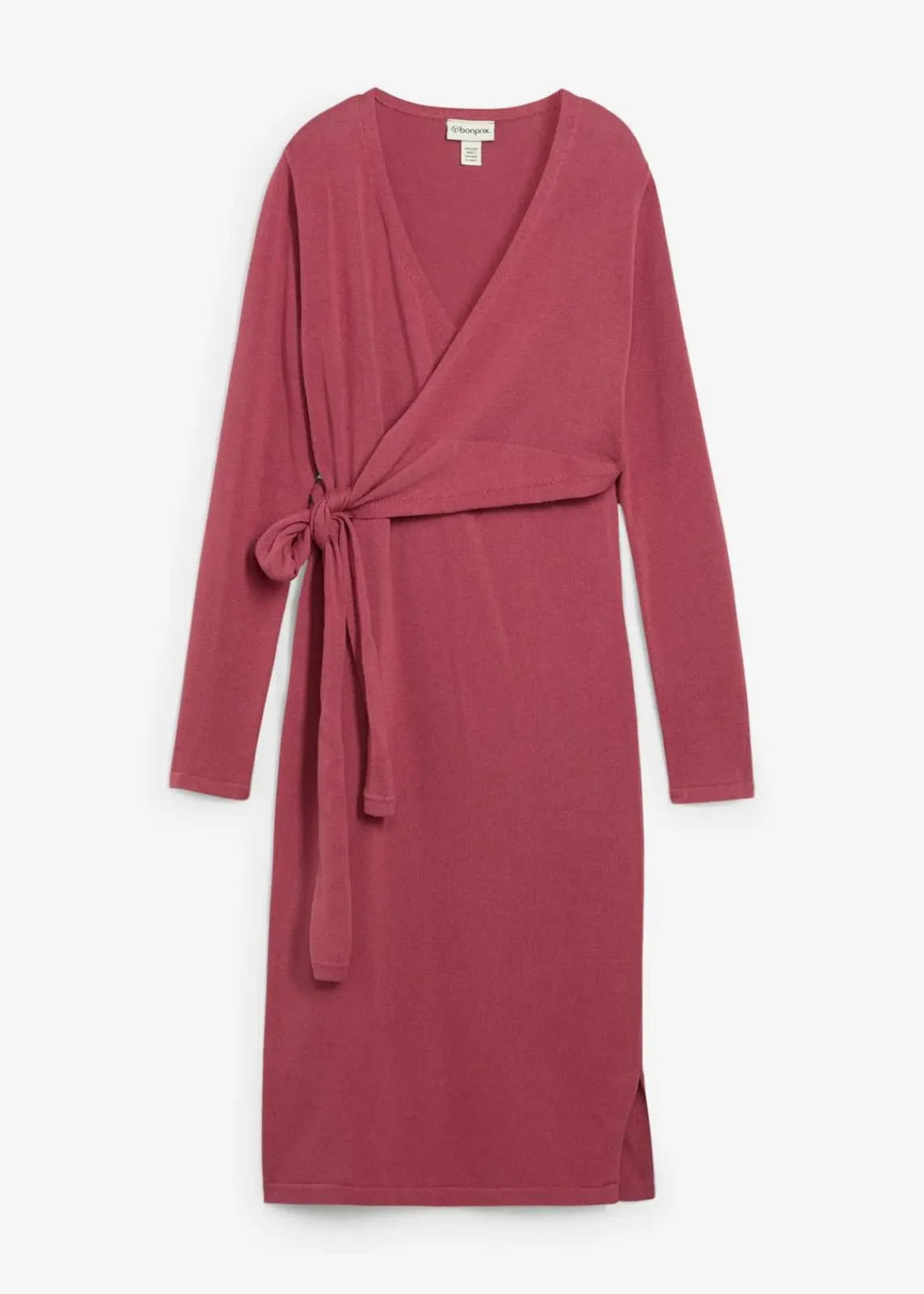 bonprix Bekleidung·Blazer|Umstandsmode^Wickelkleid für die Schwangerschaft und danach aus reiner Baumwolle waldbeere