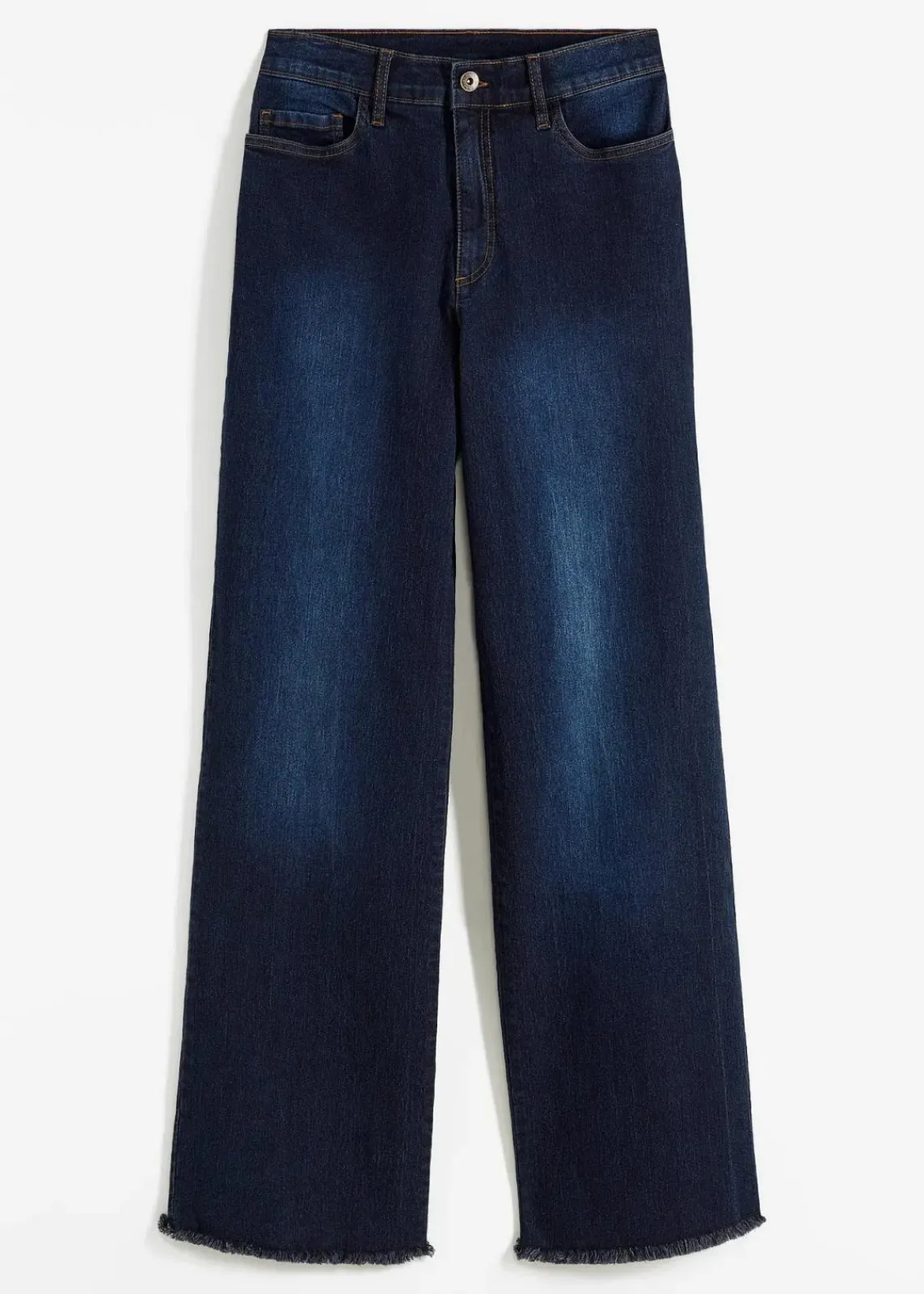 bonprix Bekleidung·Shirts & Tops|Jeans^Wide-Leg-Jeans, High Waist nachtblau denim