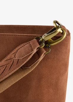 bonprix Taschen^Wildleder Handtasche schokosorbet