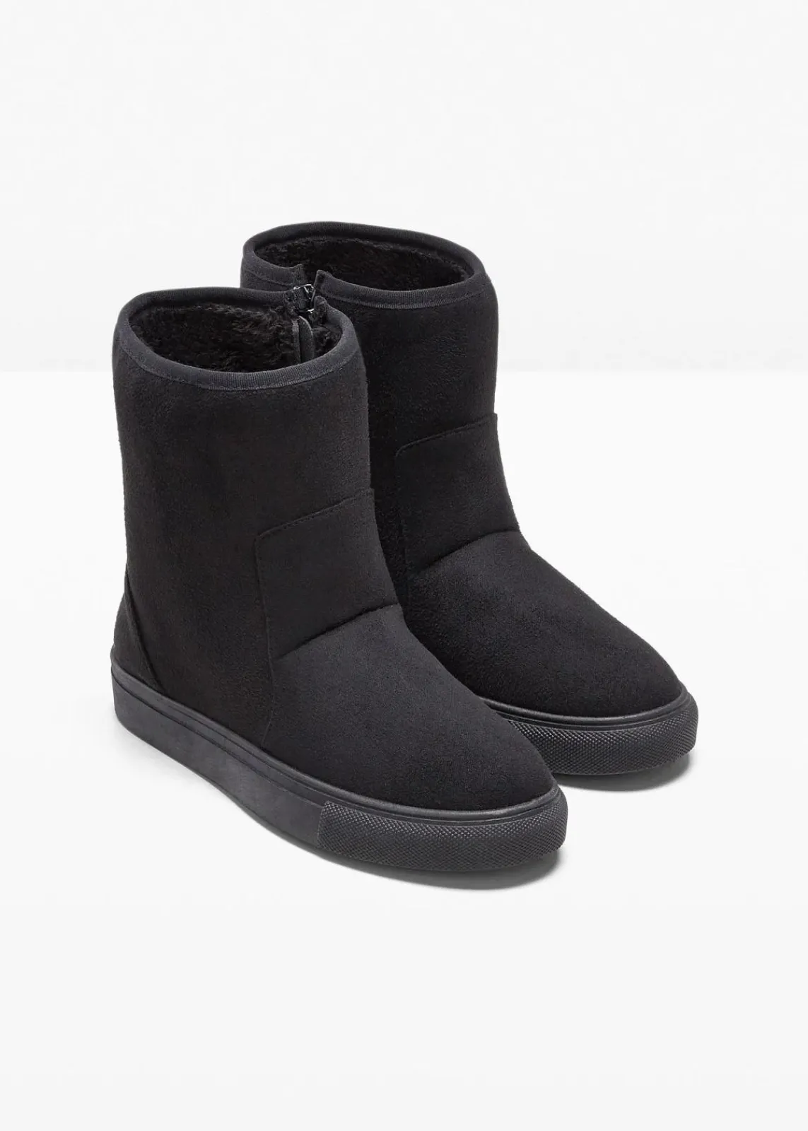 bonprix Gefütterte Winterschuhe|Boots^Winter Boot schwarz