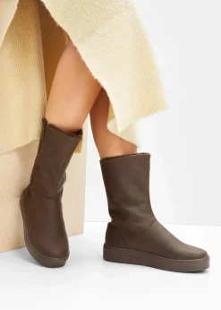 bonprix Schuhe & Accessoires In Spezialgrößen·Schuhe In Übergröße|Stiefel^Winter Stiefel dunkelbraun