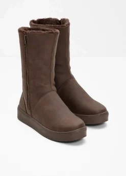 bonprix Schuhe & Accessoires In Spezialgrößen·Schuhe In Übergröße|Stiefel^Winter Stiefel dunkelbraun