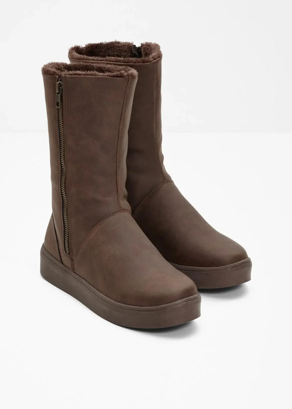 bonprix Schuhe & Accessoires In Spezialgrößen·Schuhe In Übergröße|Stiefel^Winter Stiefel dunkelbraun