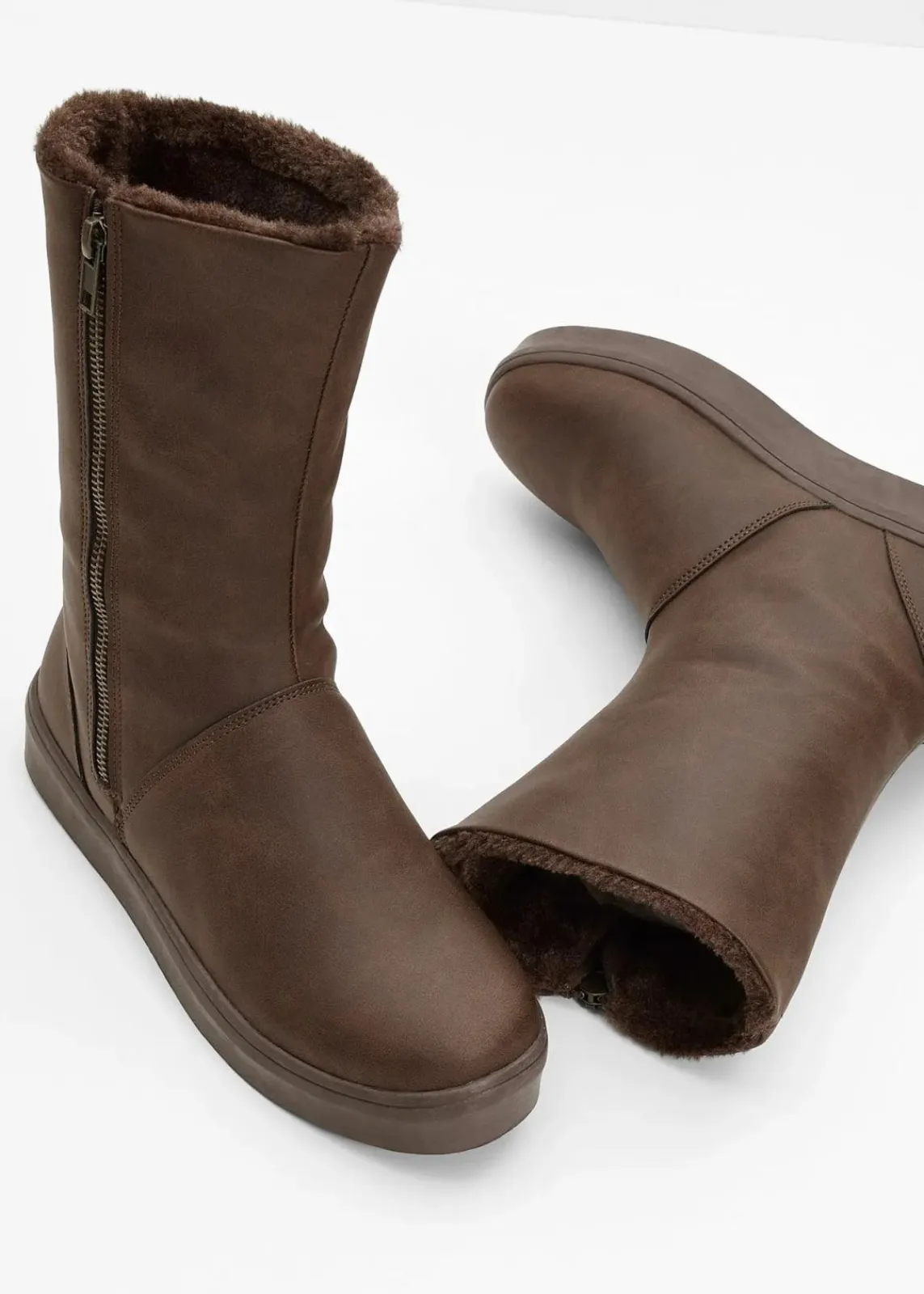 bonprix Schuhe & Accessoires In Spezialgrößen·Schuhe In Übergröße|Stiefel^Winter Stiefel dunkelbraun