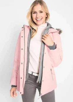 bonprix Jacken & Mäntel|Bekleidung·Hosen^Winterjacke in 2-in1 Optik perlrosa