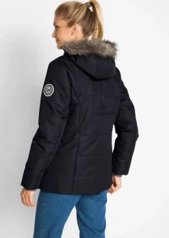 bonprix Bekleidung·Hosen|Jacken & Mäntel^Winterjacke in 2-in1 Optik schwarz