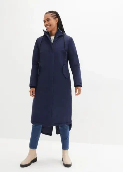bonprix Jacken & Mäntel|Bekleidung·Hosen^Wintermantel mit Innensteppung dunkelblau