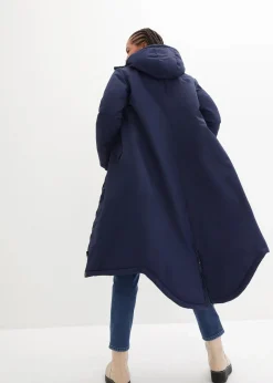 bonprix Jacken & Mäntel|Bekleidung·Hosen^Wintermantel mit Innensteppung dunkelblau