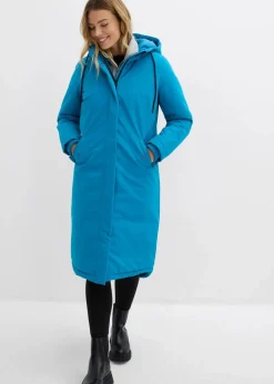 bonprix Jacken & Mäntel|Bekleidung·Hosen^Wintermantel mit Innensteppung atlantiktürkis