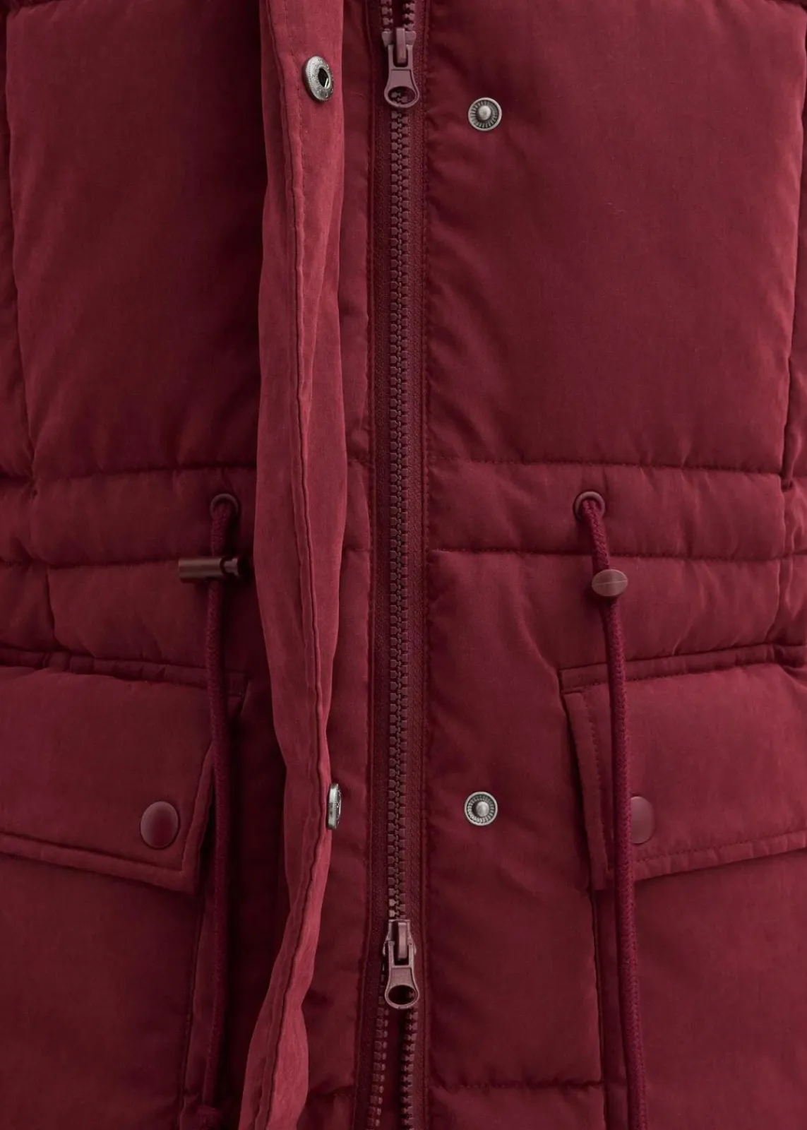 bonprix Jacken & Mäntel|Bekleidung·Hosen^Wintermantel mit seitlichen Reißverschlüssen dunkelbeere