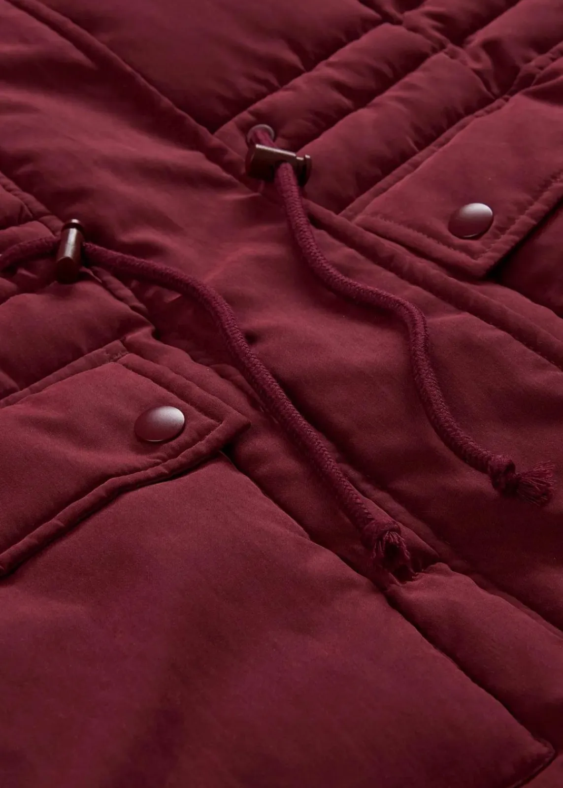 bonprix Jacken & Mäntel|Bekleidung·Hosen^Wintermantel mit seitlichen Reißverschlüssen dunkelbeere