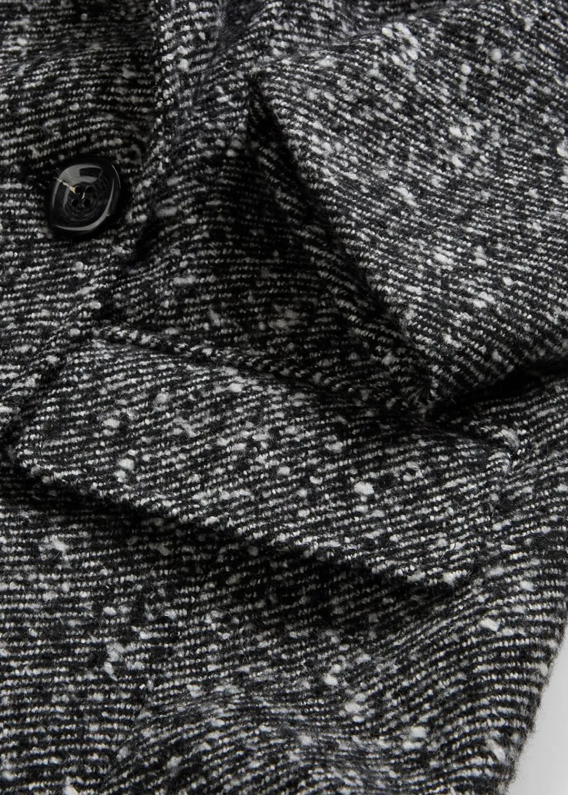 bonprix Bekleidung·Hosen|Jacken & Mäntel^Wollmantel mit Struktur schwarz