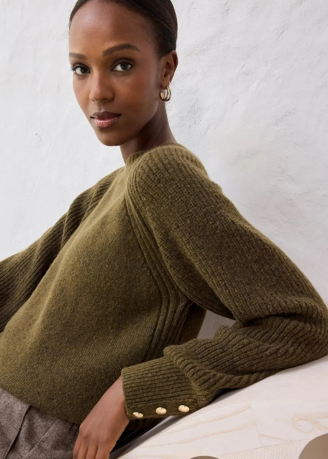 bonprix Bekleidung·Umstandsmode|Pullover & Strickjacken^Wollpullover erdoliv