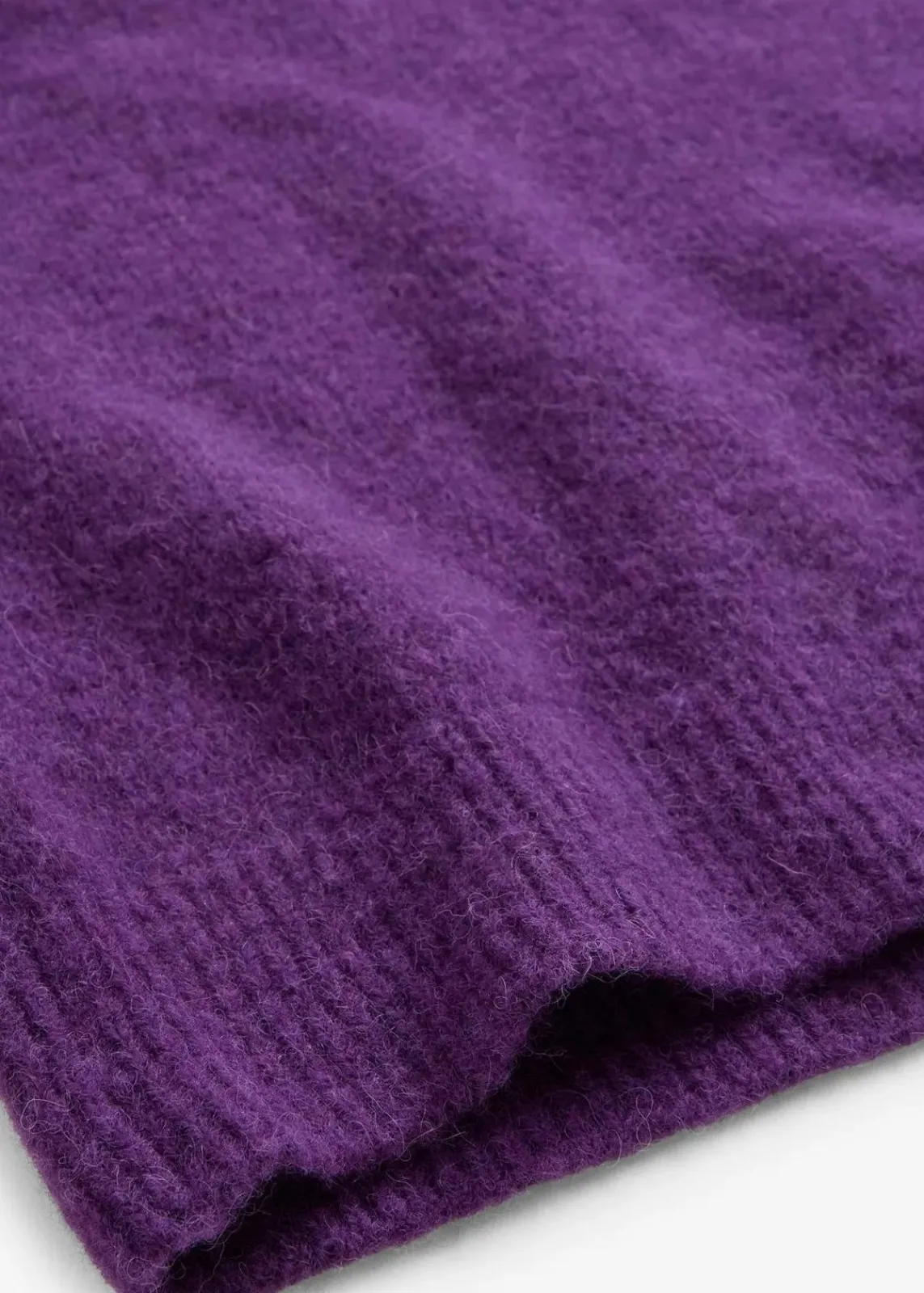 bonprix Bekleidung·Jeans|Premium^Wollpullunder mit Alpaka tieflila