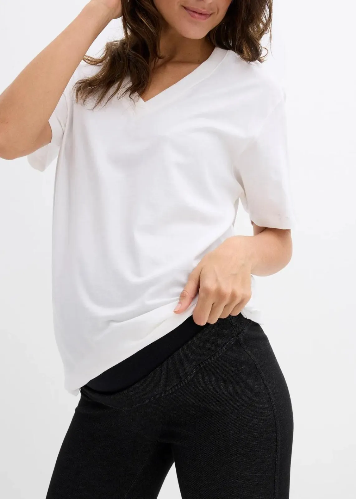 bonprix Bekleidung·Blazer|Umstandsmode^Wärmende Umstands-Leggings schwarz