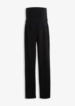 bonprix Umstandsmode^Wärmende Umstands-Leggings mit Teddyfutter schwarz