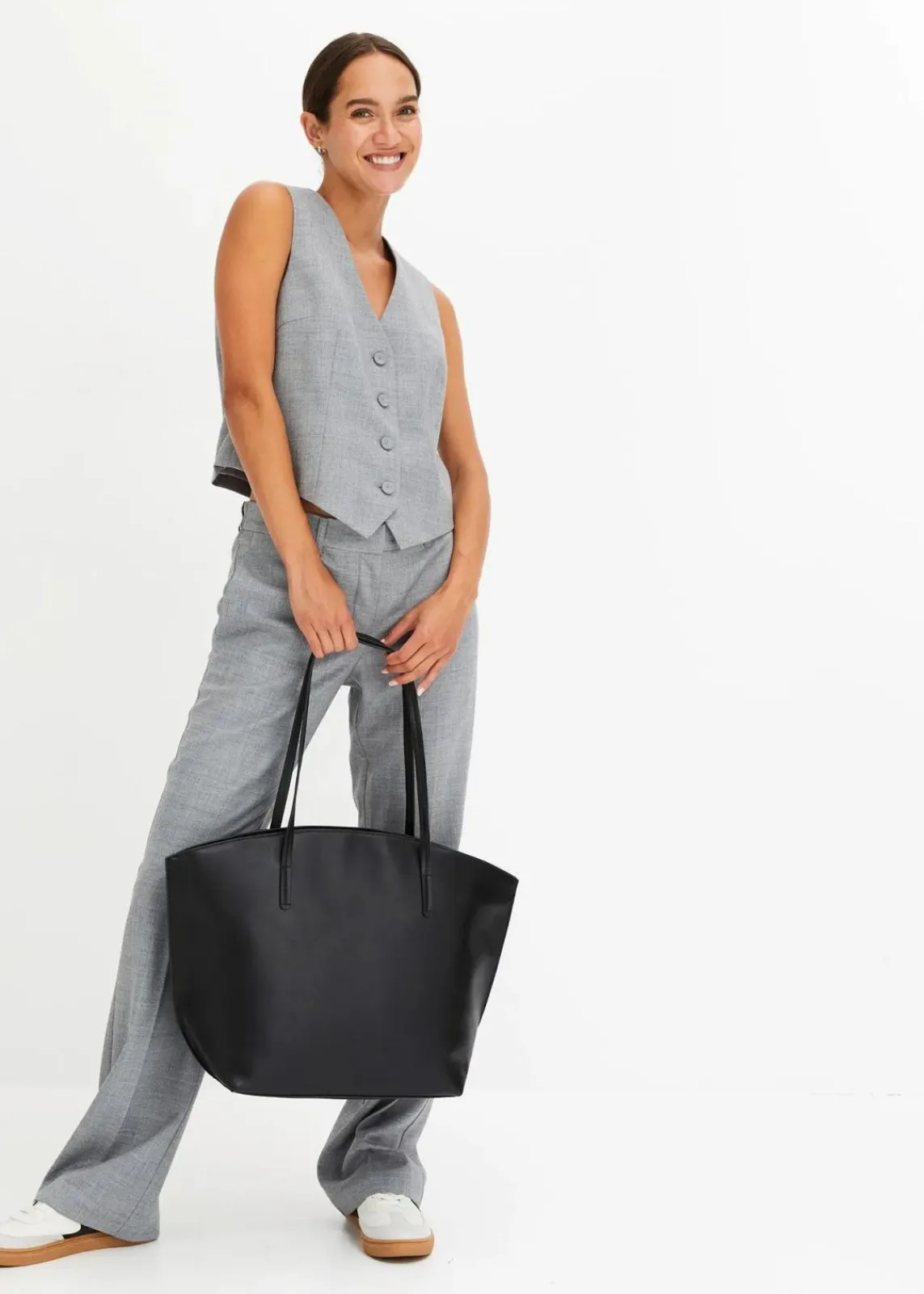 bonprix Taschen^XXL-Shopper schwarz
